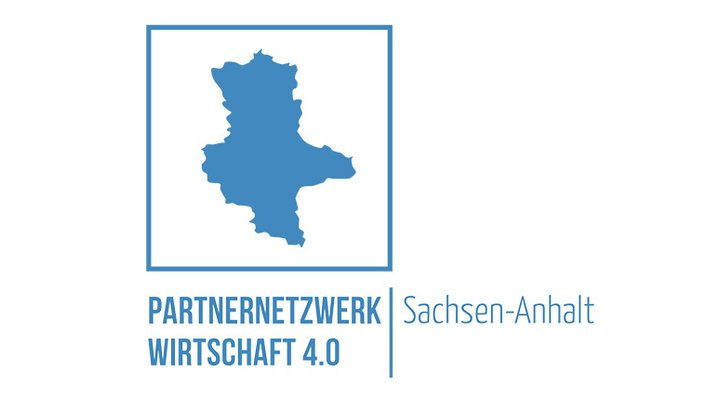 Logo: Partnernetzwerk Wirtschaft 4.0 Sachsen-Anhalt 