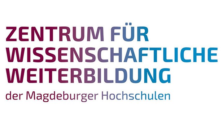 Logo: Zentrum für wissenschaftliche Weiterbildung der Otto-von-Guericke-Universität Magdeburg und der Hochschule Magdeburg-Stendal