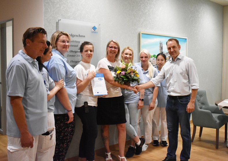 Team des AZURIT Seniorenzentrum Domblick