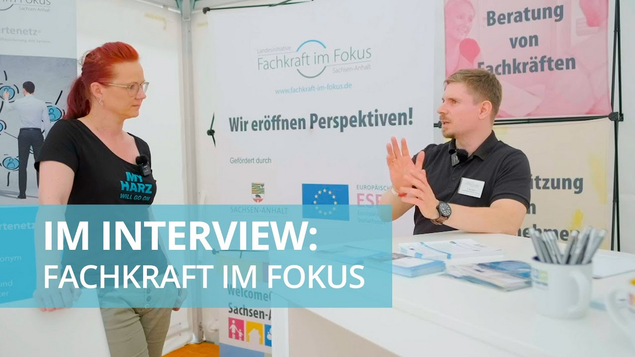 Fachkraft im Fokus im Interview bei den Quedlinburger Königstagen