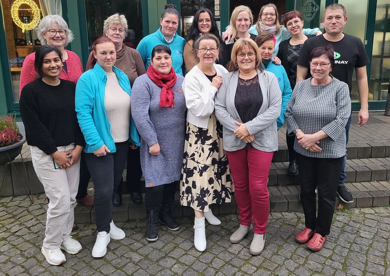 Team des Pflegedienstes Hand in Hand "Pflege mit Herz und Verstand"