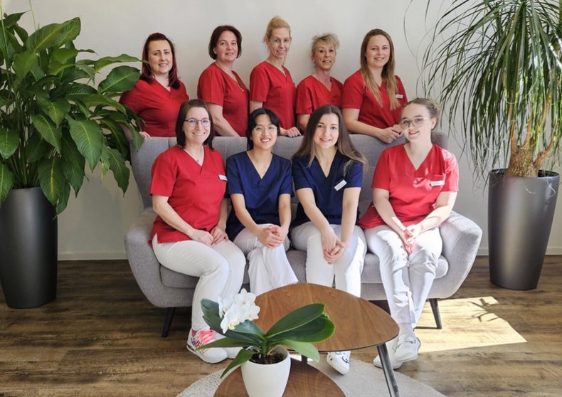 Das Team der Zahnarztpraxis Thorsten Töpel