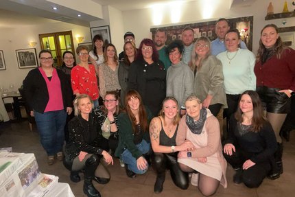 BEi einem Teamevent der Physiotherapie 360 Grad