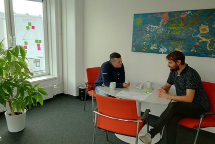 Teambesprechung der advanto Software GmbH