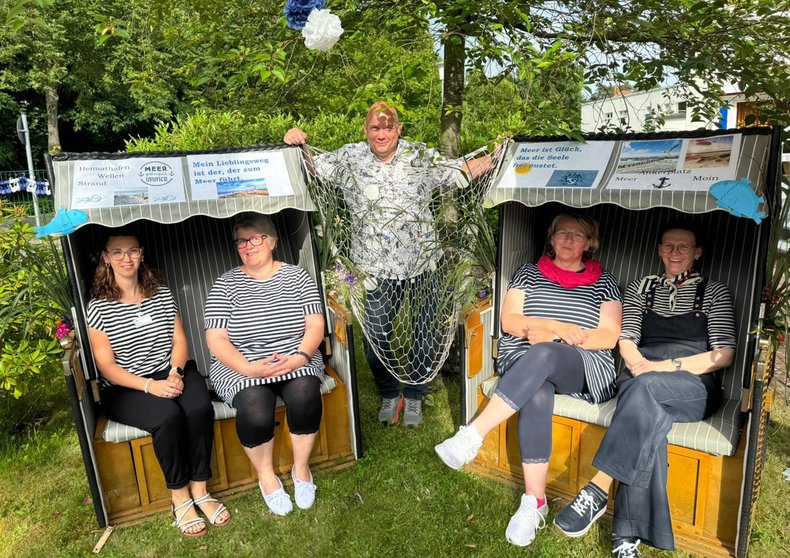 Beim Sommerfest 2024 des AWO Seniorenzentrum Jerichow - Otto-Baer-Haus