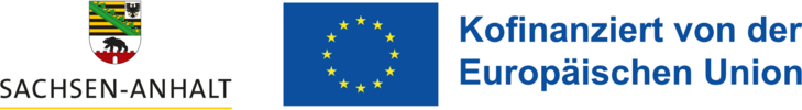 Logo Land Sachsen-Anhalt und Logo Europäische Union, ESF Europäischer Sozialfonds